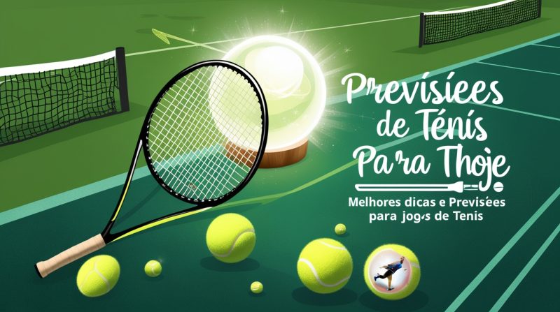 Acompanhe as melhores análises e previsões para os jogos de ténis de hoje. Melhore suas apostas com dicas confiáveis e atualizadas. 4